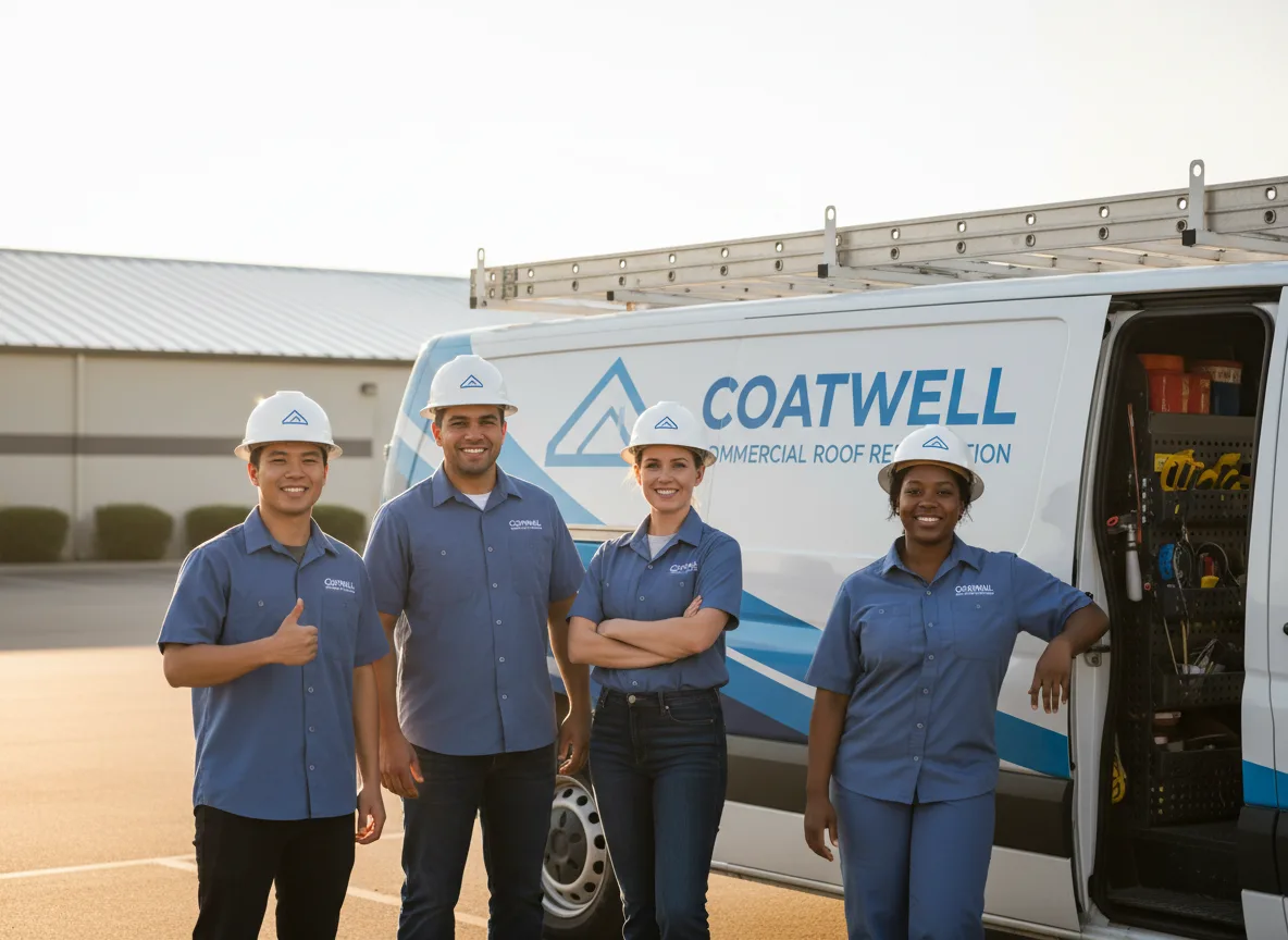 Commercial roof coating company in Nelsonville, WI